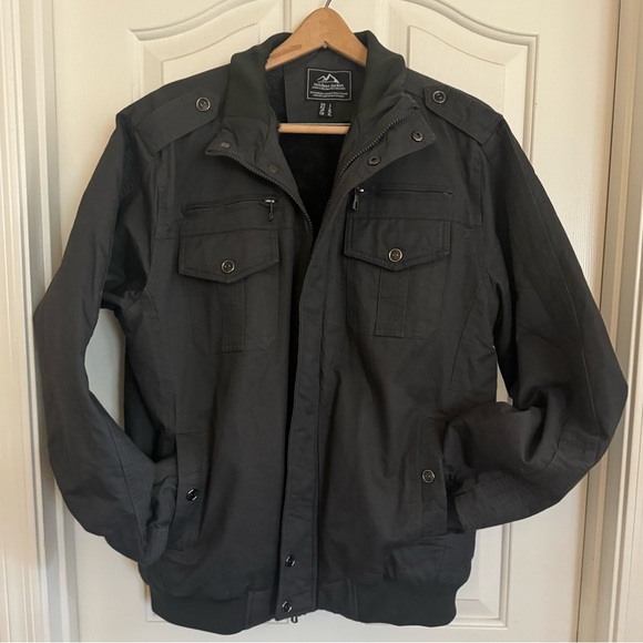TACVASEN Men's Large Winter Outdoor Jacket Casual Cargo Coat with Multi Pockets - Picture 13 of 15
